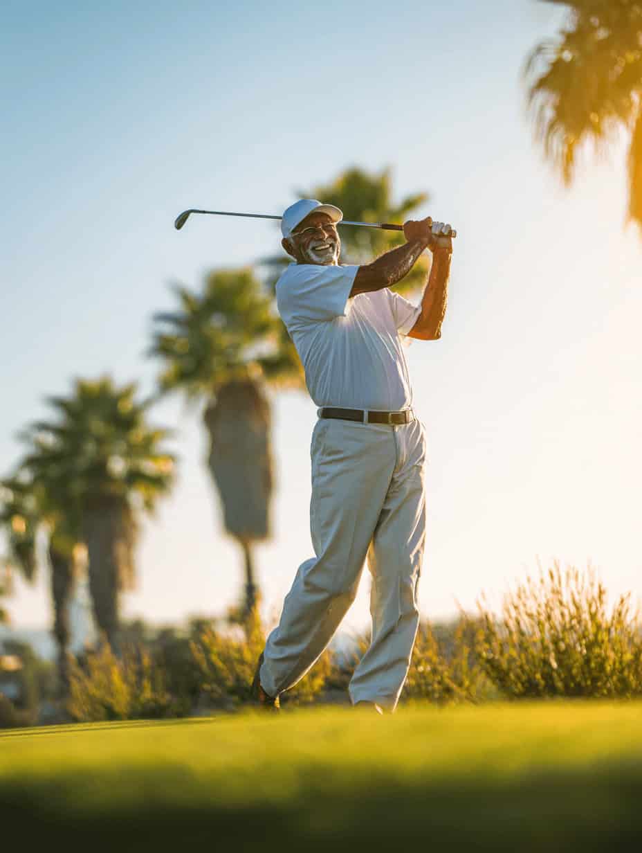 Golfer back on the course after stem cell therapy treatment for joint pain