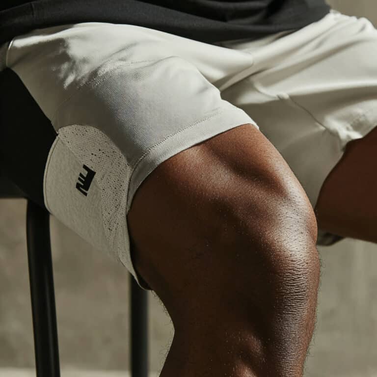 Patient with knee pain before regenerative treatment