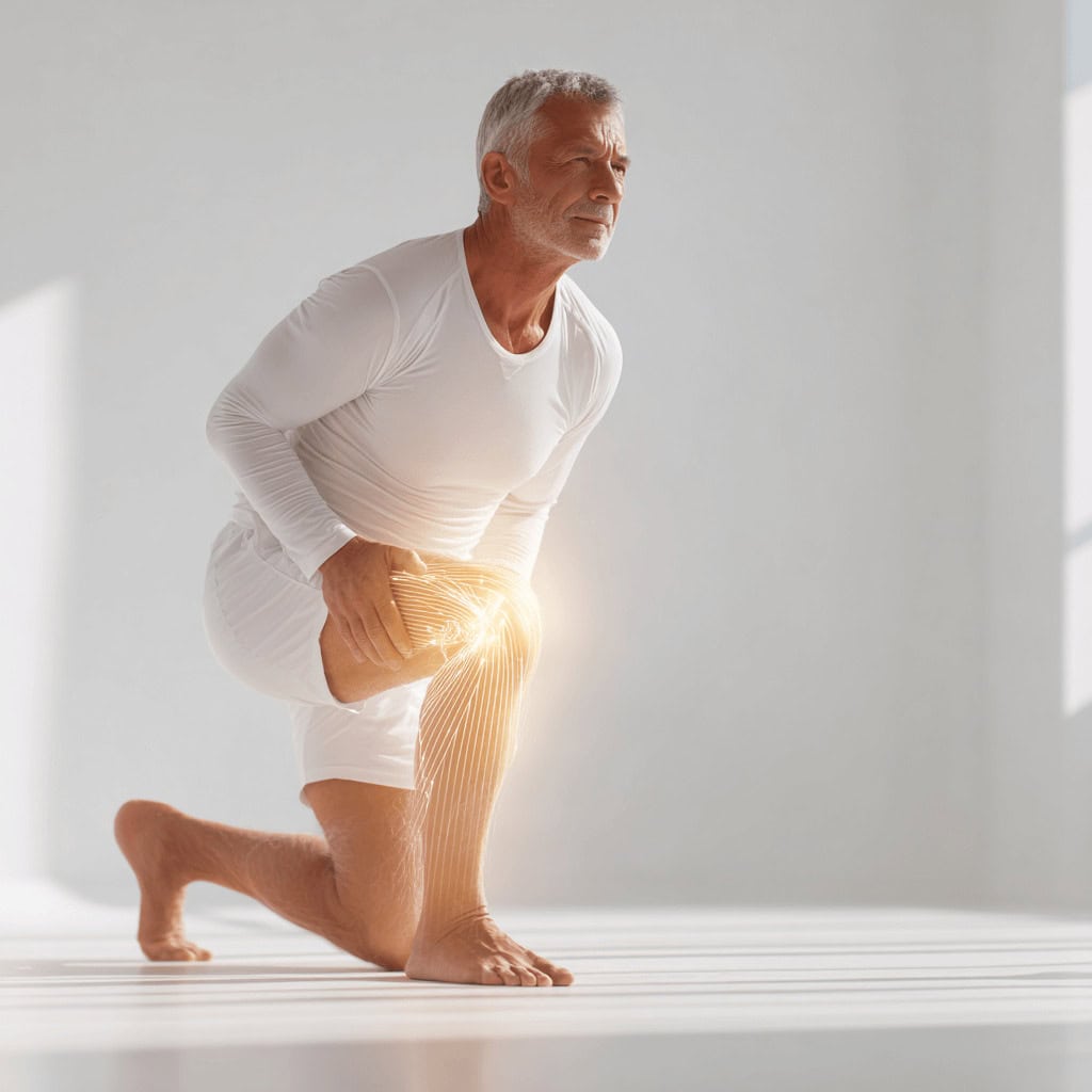 Man experiencing knee arthritis pain that cortisone and physical therapy haven't fixed